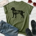 thumbnail image 2 of Rottie Mama T-shirt, Unisex Women's Shirt, Rottweiler Owner, Best Dog Mama Gift, Heather Military Green, Medium, 2 of 6