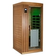 thumbnail image 6 of JXXRZ Low EMF Far Infrared Sauna for 1-2 Person, Home Use Indoor Dry Sauna with 8 Heaters, Bluetooth, Mood Lights, Red Cedar Wood Sauna Room for Single Person, 6 of 9