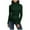Green, variant on Women's Turtleneck Ribbed Base Pullover Sweater Cute Warm Stylish Knit Top for Casual Outings and Cozy Comfort Yellow XXL