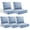 Baby Blue, variant on Jentlehouse Outdoor Deep Seat Cushion 24" X 24" X 6" for Patio Furniture,Outdoor Chair Cushions Water & Fade Resistant Patio Furniture Cushions for Wicker Chair, Sofa, Couch, Peacock Green (Set of 5)