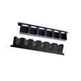 thumbnail image 1 of 6 Slots Fishing Rod Holder Vertical Mount Rack Vertical Mount for Garage Door Black, 1 of 8