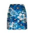 thumbnail image 3 of TMOYZQ Women's 2-in-1 Golf Tennis Skirt with Built in Shorts, Summer Casual Floral Print A-Line Mini Skirt High Waisted Workout Athletic Skirt Skort, 3 of 4