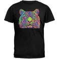 thumbnail image 1 of Tiger Neon Black Light Adult T-Shirt, 1 of 1