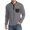 H682 Dark Gray, variant on Curuila Mens Tshirts With Pocket Long Sleeve Solid Color Crew Neck Button Down Pullover For Men Autumn Winter Fashion Tops Black Size L