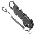 thumbnail image 4 of Agarre de labios de pez plegable, controlador de peces de aleación de aluminio, herramienta de Control de pesca portátil, color negro, 4 of 5
