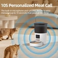 thumbnail image 4 of ROJECO 3L Automatic Cat Feeder With Camera Video Cat Food Dispenser Pet Smart Voice Recorder Remote Control Auto Feeder For Cat Dog, 4 of 6