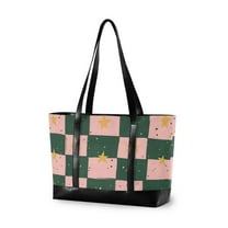 FORMRS Laptop Tote Bag for Women with 15.6" Computer Compartments Handbag, Pink Abstract