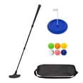 thumbnail image 4 of Palo de Golf retráctil antideslizante DYNWAVEMX con 6 pelotas de golf herramienta portátil de práctica de Putting Negro, 4 of 8