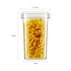 thumbnail image 2 of Pisexur Batería de cocina Tarro de almacenamiento de granos transparente de cocina, tarro sellado, apilable, tarro de grano con doble sellado para la cocina del hogar, 2 of 3