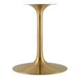 thumbnail image 4 of Modway Lippa 60" Oval Modern Wood Dining Table in Gold and Brown, 4 of 9