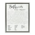 thumbnail image 5 of Stupell Industries Bathroom Word Search Fun Family Word Design Luster Gray Framed Floating Canvas Wall Art, 24x30, by Daphne Polselli, 5 of 5