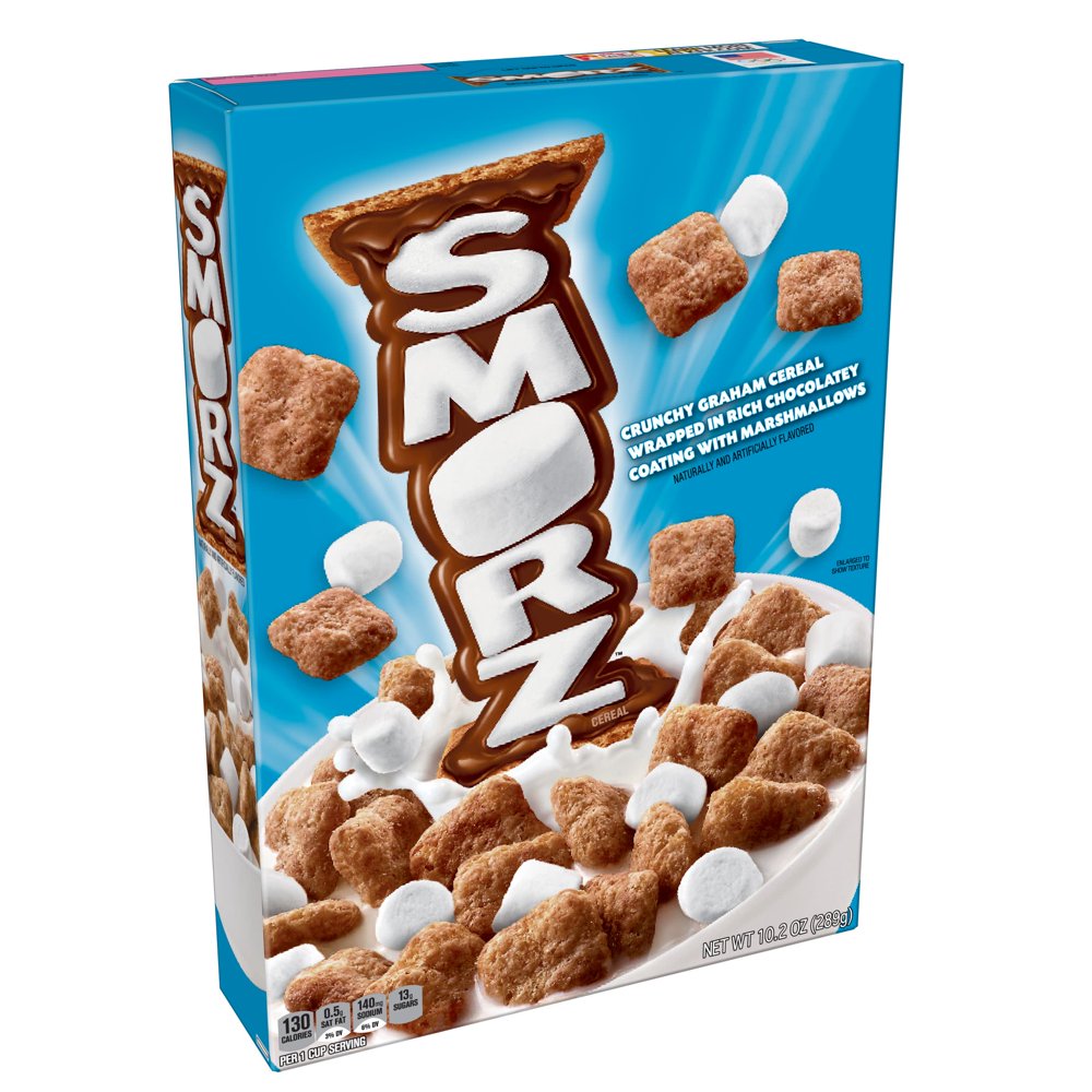 Kellogg's Smorz Breakfast Cereal, Graham Cracker S'Mores, 10.2 Oz