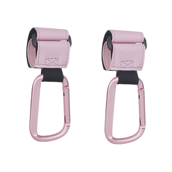 2 Pieces Hooks Accessories for Grocery Bags Purse Pink