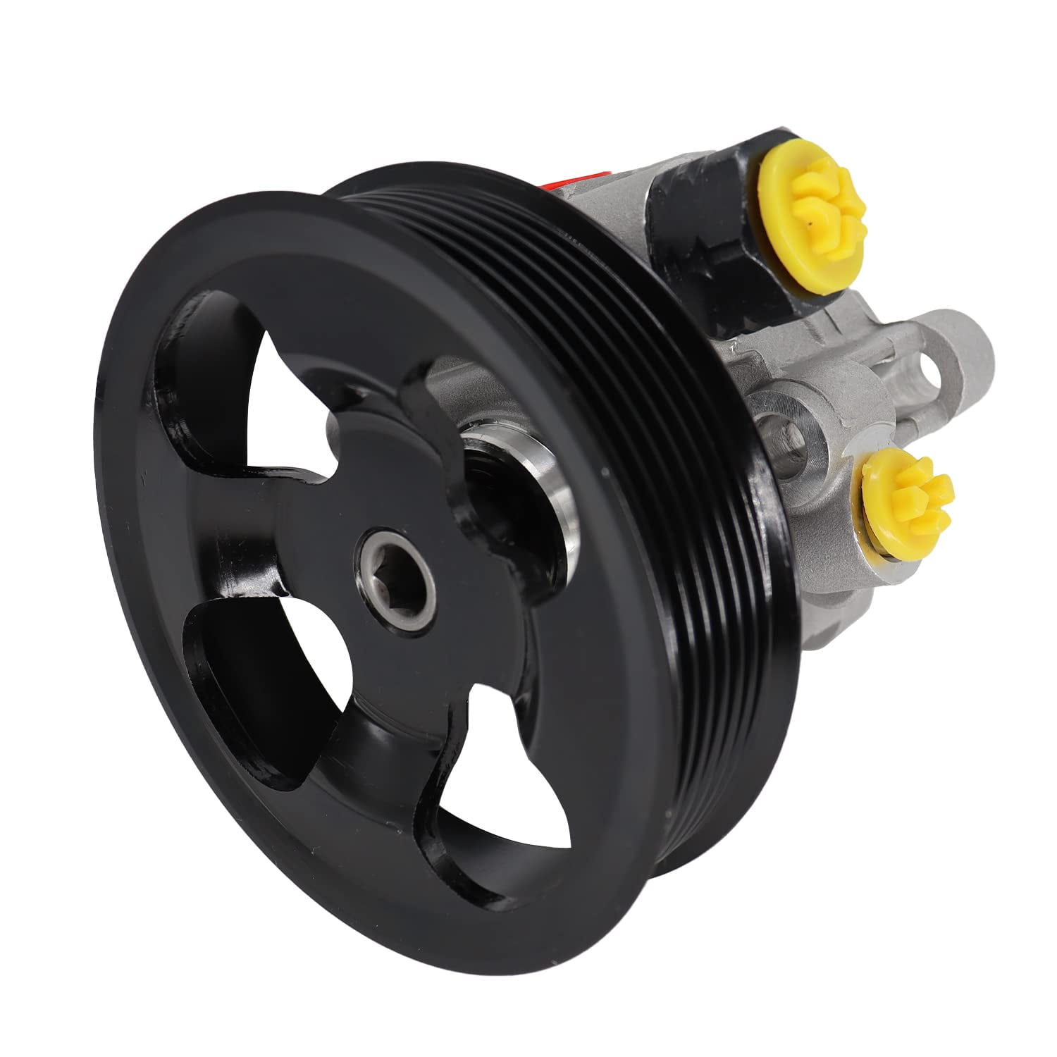 Detroit Axle - 2.4L Power Steering Pump for 01-07 Toyota Highlander 2002 2003 2004 2005 2006 Power Steering Pump with Pulley Replacement 21-5364