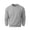 Light Gray, variant on Mfakffe Men Solid Crewneck Pullover Tops Loose Fit Long Sleeve Sweatshirts Soft Fleece Casual Layering Apparel for Fall Winter Daily Outdoor Wear