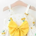thumbnail image 4 of KDFJPTH Toddler Girls Cherry Print Sundress Summer Sleeveless Princess Dress With Bow Country Style Baby Outfit Size 1-2 Years, 4 of 6