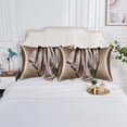 thumbnail image 5 of Satin Pillowcase for Hair and N - Standard Size 2 Pack, Frizz Reduction, Envelope Closure, Cool Sleep Comfort, Bedroom Aesthetic Upgrade, 5 of 9