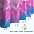 thumbnail image 6 of Pink Tie Dye Lotus Pattern Shower Curtain 72"x72" ,Bathroom Decorative Shower Curtains Set with 12 Hooks,Modern Waterproof Washable Shower Curtain, 6 of 6