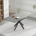 thumbnail image 4 of Sumdeal 62"-78" Modern Mid-Century Dining Table Set with 8 Chairs - Expandable & Stylish for Home, Dining Room, Kitchen, 4 of 7