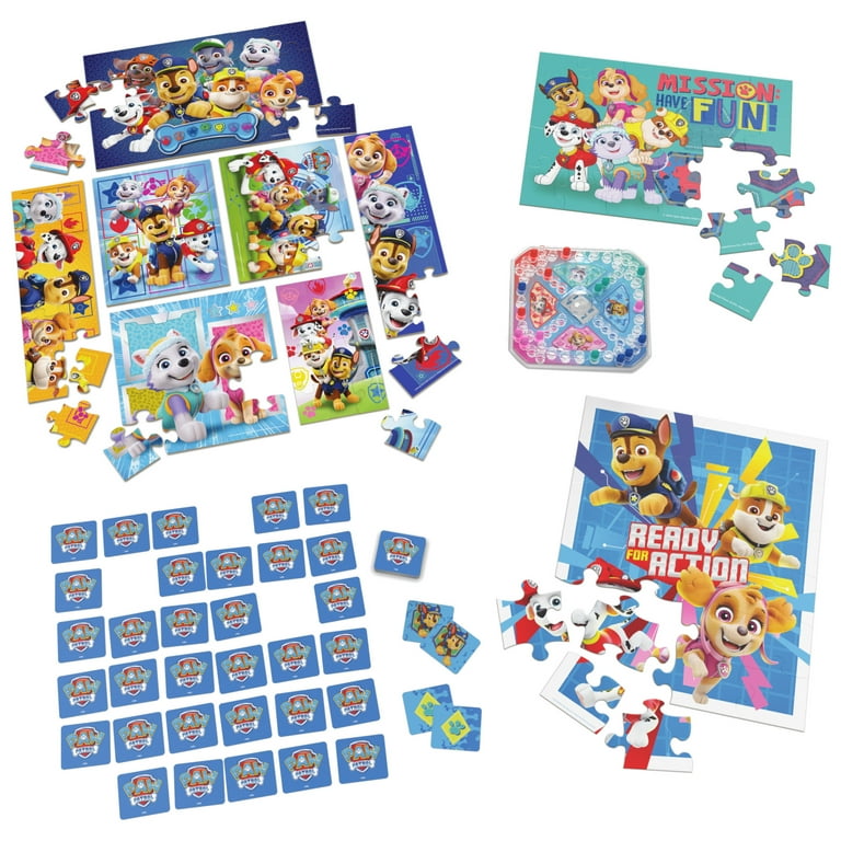 PAW Patrol, Mega Bundle of 9 Puzzles and 2 Games - Walmart.com
