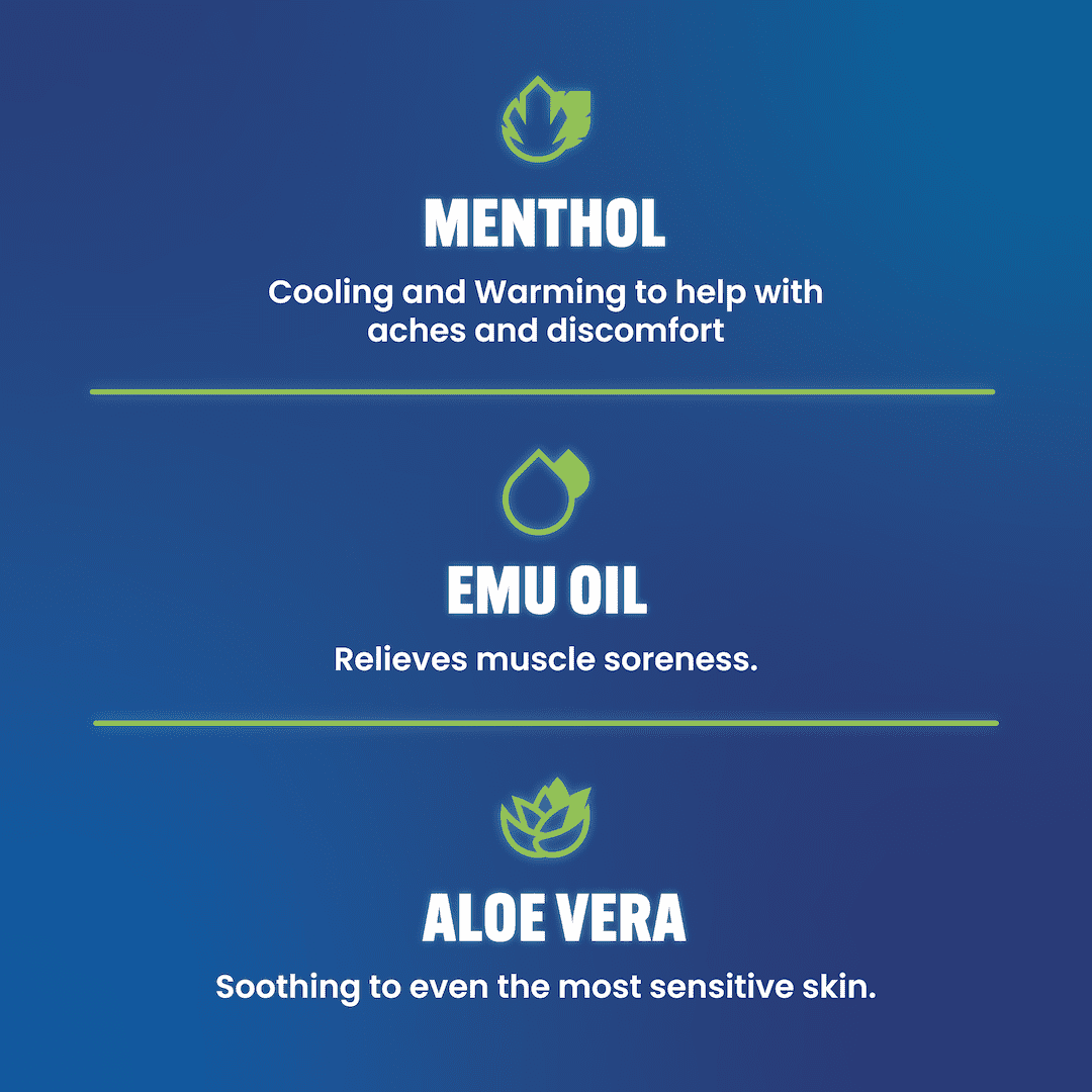 (3 pack) Blue Stop Max Muscle and Joint Relief Gel, Soothes Aches and Discomfort with Massage Applicator, 3.4 oz
