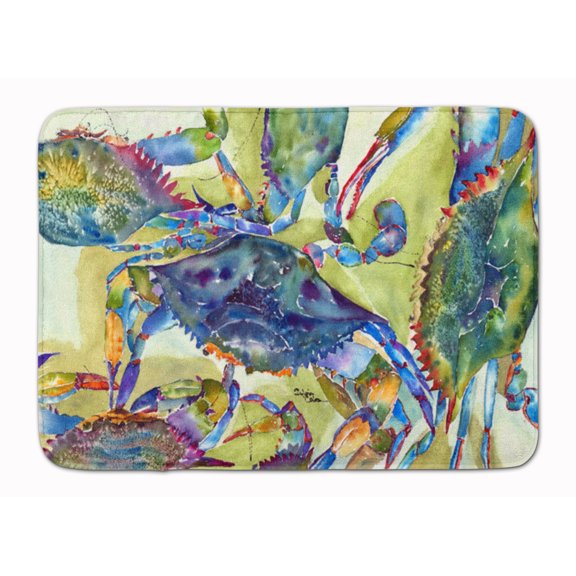 Crab All Over Machine Washable Memory Foam Mat