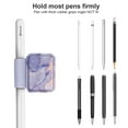 thumbnail image 6 of Fintie 4 Pack Pen Loop Holder for Apple Pencil (USB-C) & Apple Pencil (1st / 2nd Generation) and Stylus Pens, Self Adhesive Leather Pencil Holder with Elastic Loop, 6 of 8