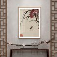 thumbnail image 3 of Decoración de casa de té, famosa pintura china en lienzo, Qi Baishi, fruta, melocotón, arte de pared zen, póster, imagen impresa, oficina, sala de estar, hogar, 3 of 5