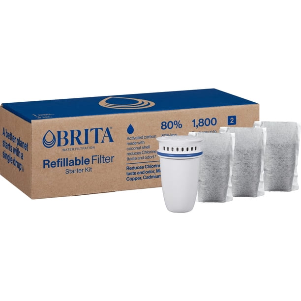 Kit básico de filtros recargables y dispensadores Brita Pitchers
