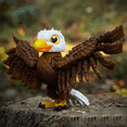 thumbnail image 3 of Adorno de escritorio con águila, juguete de águila realista, figuras de acción novedosas con articulaciones móviles, figura de águila, decoración del hogar, A, 3 of 6