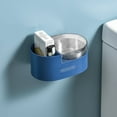 thumbnail image 5 of Cenicero para fumar de pared o de escritorio con tapa para cigarrillos, cenicero cubierto resistente al viento para fumadores, cenicero para baño, sala de estar, uso interior o exterior, 5 of 5