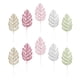 thumbnail image 4 of GOOHOCHY 10 exquisitas hojas de palma artificiales navideñas, hojas de monstera, decoración navideña de plantas., 4 of 7