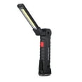 thumbnail image 2 of Lámpara de trabajo LED plegable con luz de emergencia COB con carga USB para búsqueda de acampada al aire libre, 2 of 8