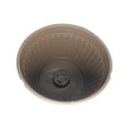thumbnail image 4 of Landmark Plastic 10" Brown Imperial Hanging Basket Planter, Set of 5, 4 of 4