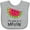 AC-Heather Grey, variant on Inktastic I'm One in a Melon Watermelon Humor Boys or Girls Baby Bib