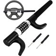 thumbnail image 1 of Steering Wheel Lock Keyless Extendable Retractable 5 Digit Combination Code Car Anti Theft Device Heavy Duty Universal Fit Black, 1 of 5