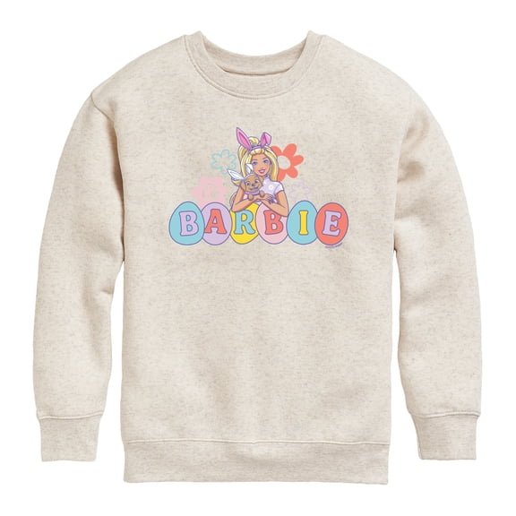 Barbie - Easter Eggs - Youth Boys Crew Fleece Sweatshirt