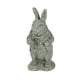 thumbnail image 1 of Things2Die4 Alicia en el país de las maravillas Conejo blanco Estatua con acabado gris claro 14 en CEMENTO Things2Die4 6004-1-16, 1 of 4