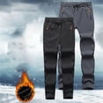 thumbnail image 6 of Migroa Men's Ski Pants, Lightweight Winter Trousers with Fleece Lining, Water-Resistant Snow Pants for Cold Weather, Elastic Waist for Comfort, Functional for Skiing, Snowboarding,, 6 of 7