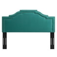 thumbnail image 3 of Modway Lucia King/California King Performance Velvet Headboard in Teal, 3 of 10