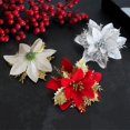 thumbnail image 4 of Christmas Fake Flower Faux Silk Flower,Xmas Flower Decor for Home, 4 of 6