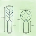 thumbnail image 6 of CPAN Indoor Outdoor Garden Metal Pot Plant Trellis Support Stake For Climbing Plants, 6 of 9