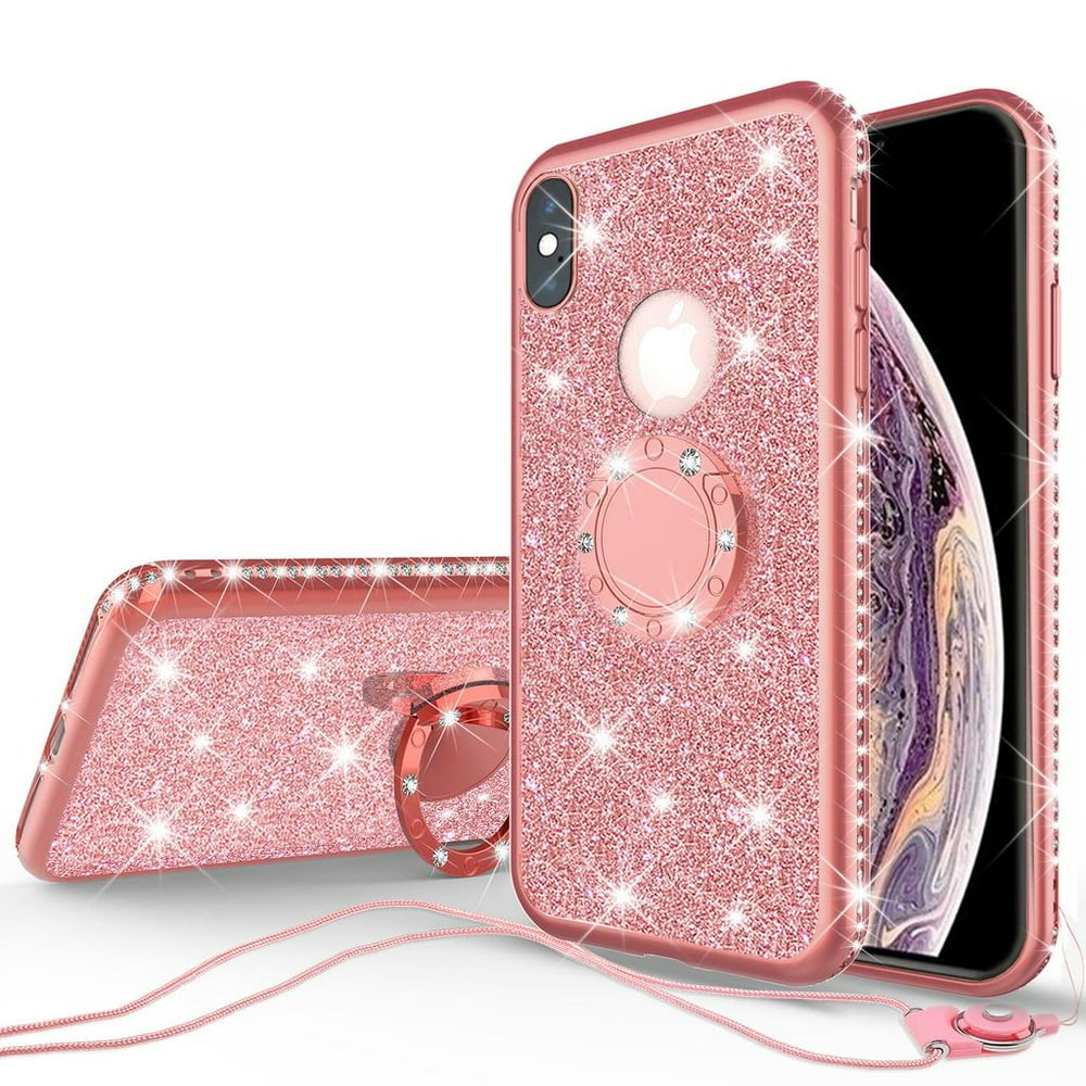 Apple iPhone XR / iPhone 10r Case,Cute Glitter for Girls Women w