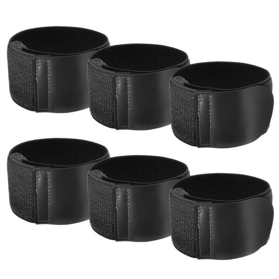 Soccer Shin Guard Strap Polypropylene Anti Slip Shin Fixed Straps Ankle Guards Fit for Football Kicking Black