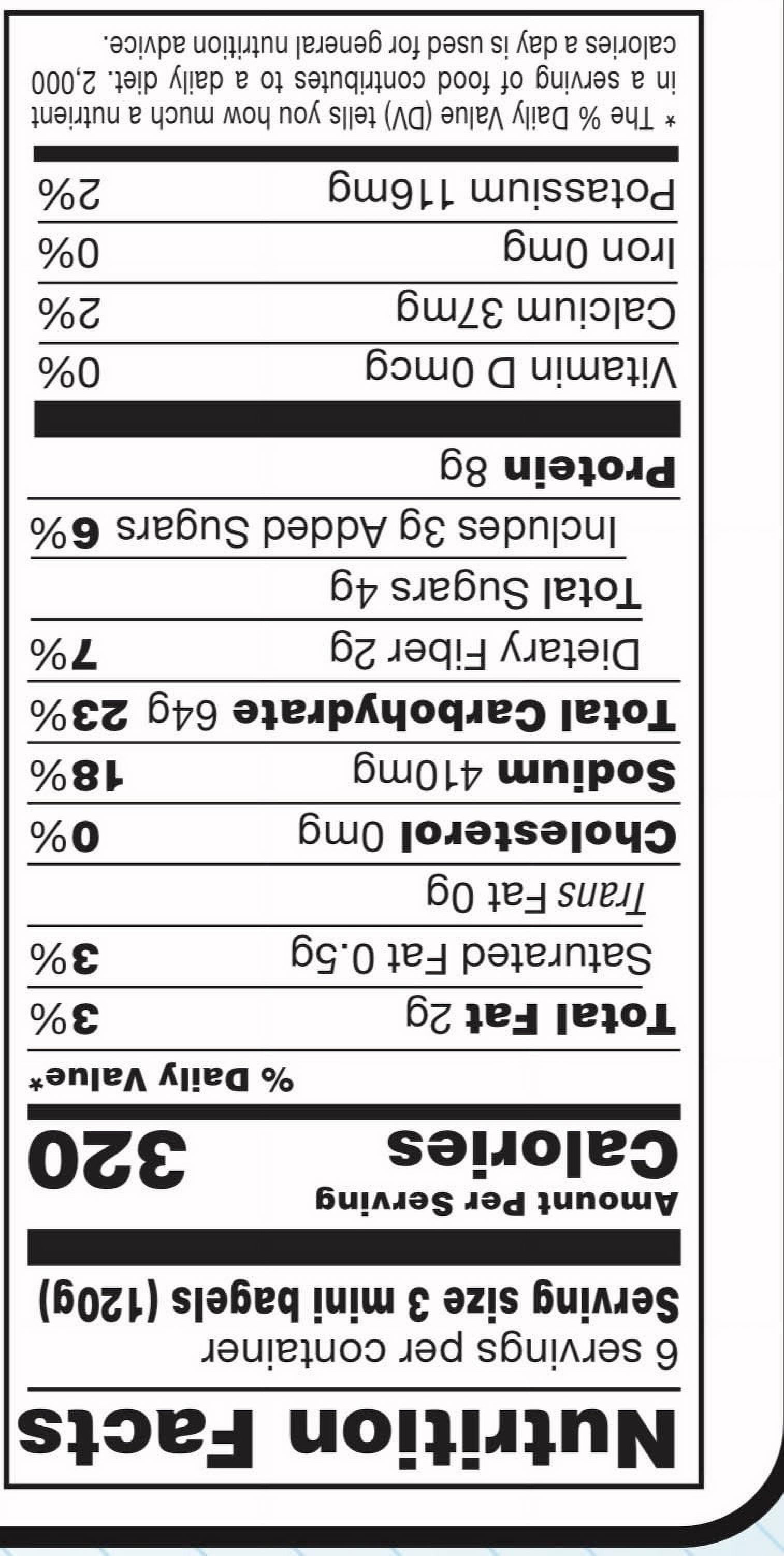 Zeppy's NON GMO Mini Plain Bagels