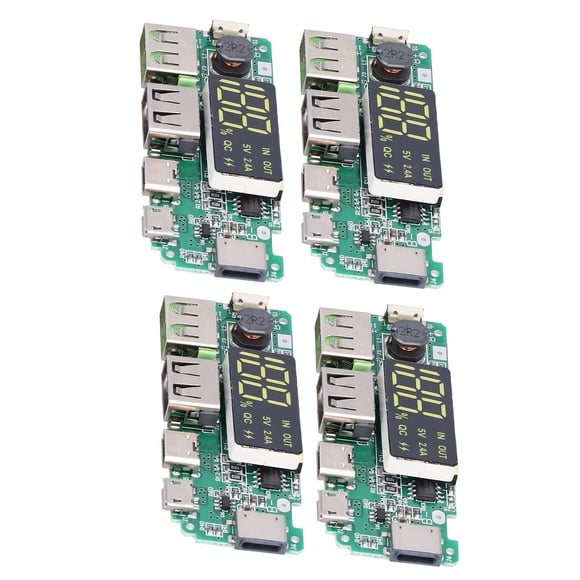 Tablero Móvil De Protección Contra Sobrecarga, 4PCS DIY USB Power Bank Board Para Andriod Type-C Micro USB Para Interfaz IOS