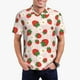 thumbnail image 1 of Fotbe Strawberry Floral Camiseta Polo de Golf para Hombre con Estampado – Camisa Deportiva Transpirable con Cuello Abotonado-Large, 1 of 6