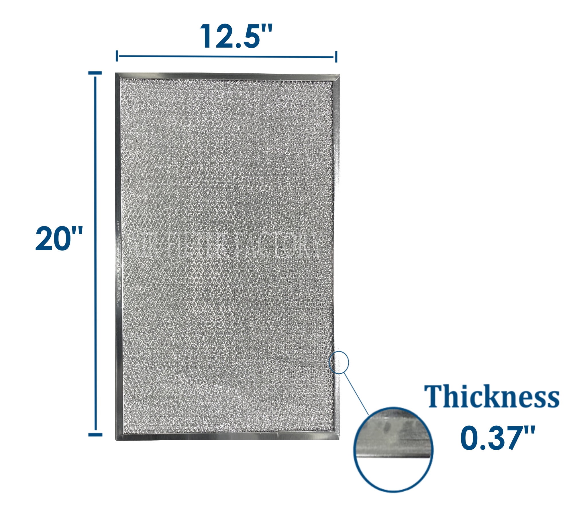 Honeywell Enviracaire Elite Filter 2-Pack Reusable Aluminum Mesh Pre-Filters - Compatible With Honeywell 203369 Furnace/HVAC (20"x12.5") Honeywell Air Purifier-Filters - Foto 3