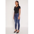 thumbnail image 2 of Womens WAX Frayed Detail Skinny Jeans, 2 of 4