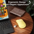 thumbnail image 6 of memzuoix Wireless Optical Mouse for Laptop, 5 Buttons 1400 DPI Wireless Mouse with USB Receiver, Cordless Computer Mice for Chromebook, Desktop, PC, Macbook,Light Yellow, 6 of 10